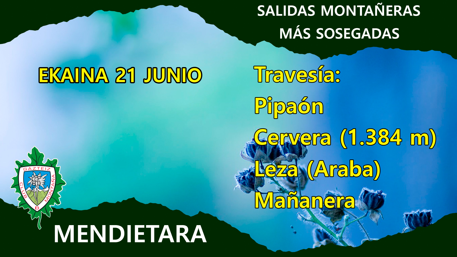 Foto Mendietara-Pipaón – CERVERA – Leza (Araba) Mañanera